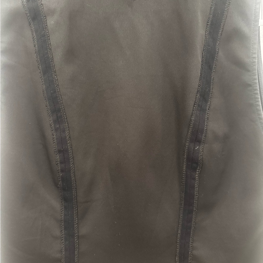 Zara Black High-Neck Silk Corset Top - Picture 3 of 7